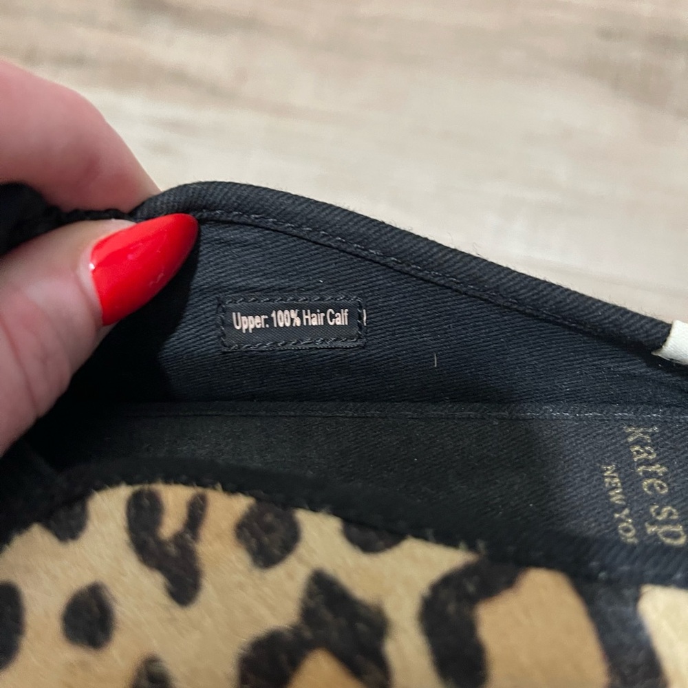 Kate Spade x Keds Leopard Print Slip-On Sneakers - Picture 5 of 8